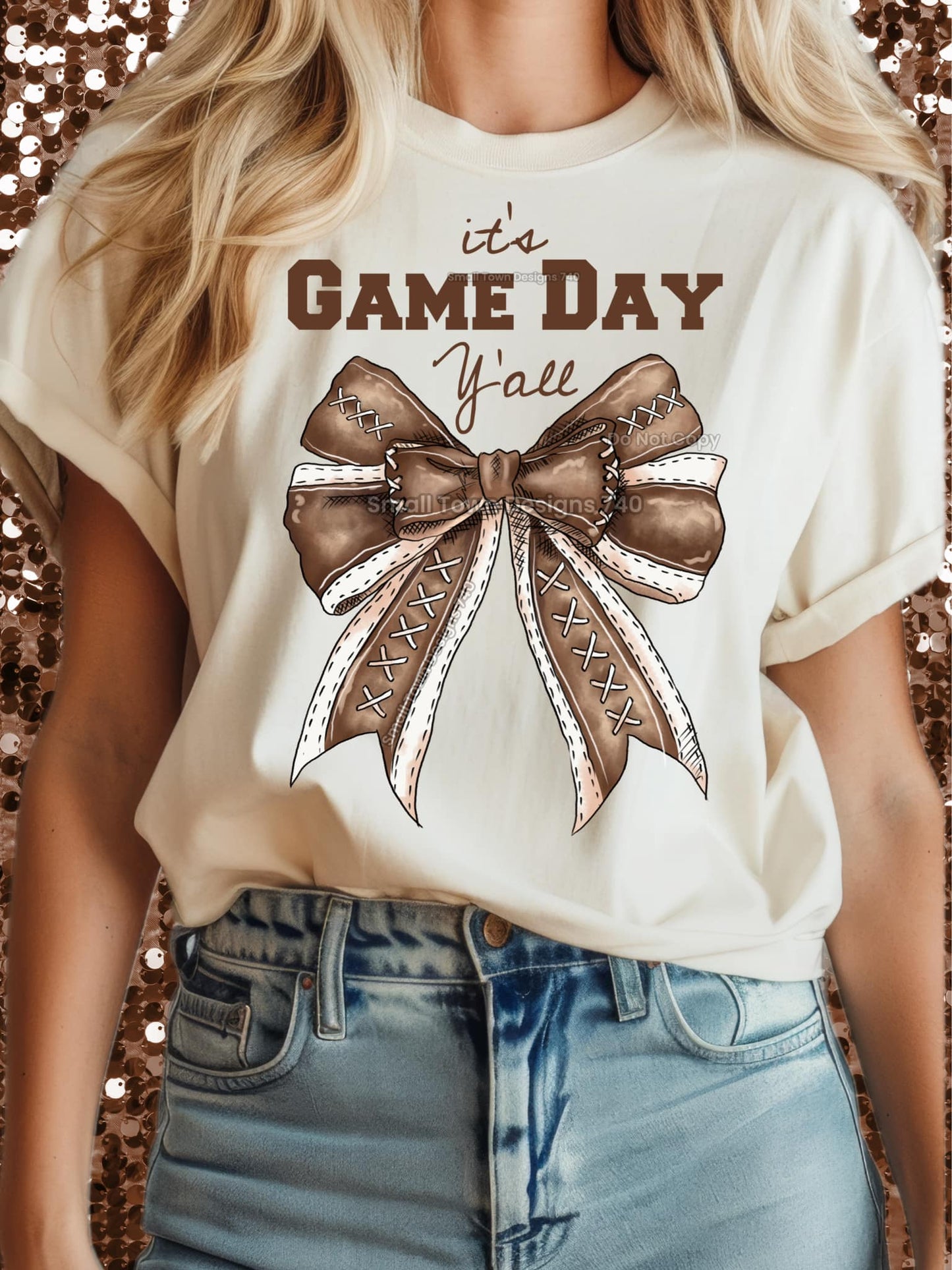 PRE-ORDER GAME DAY BOW SCREEN PRINT
