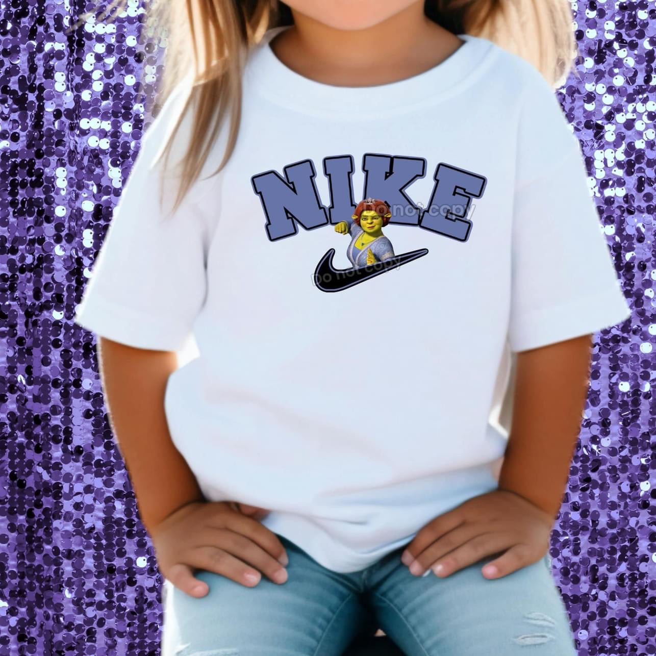 Kids 6-7 inch Sublimation transfer only. (Shirt not included)