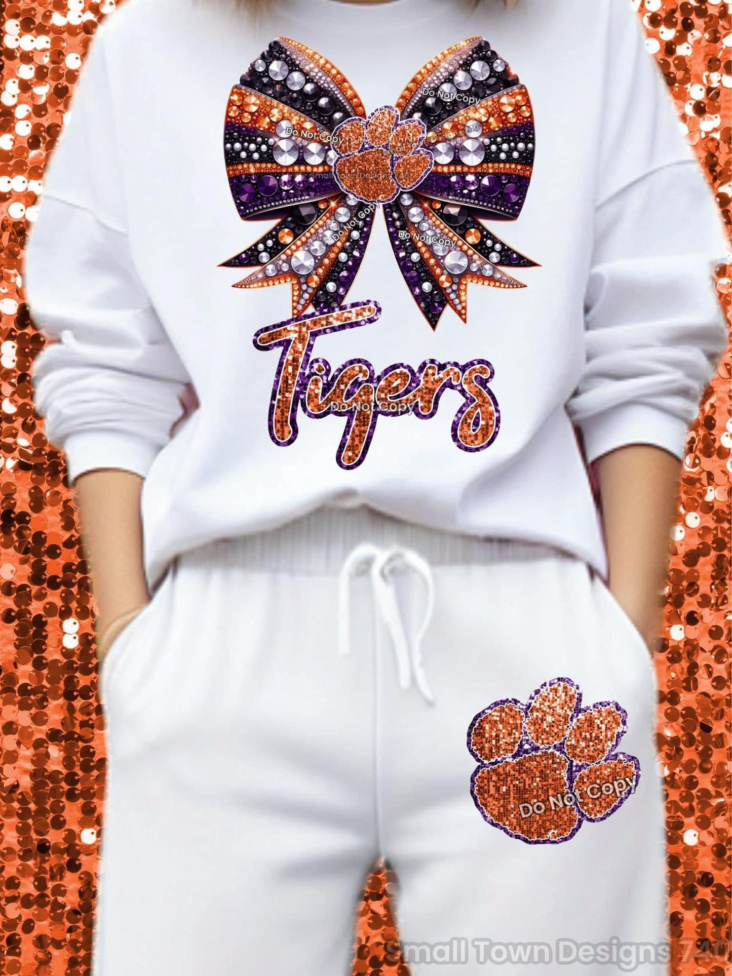 TEAMS BOW SUBLIMATION TRANSFERS ONLY
