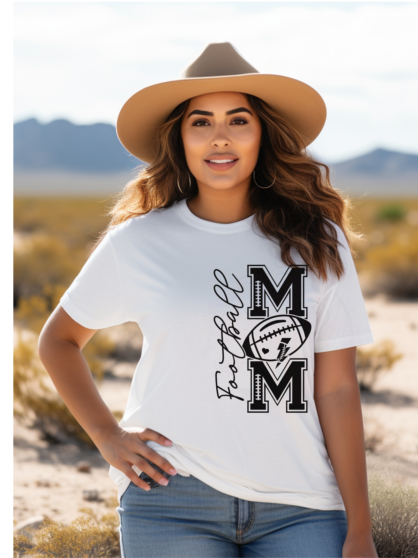 FOOTBALL MOM FRONT AND BACK 2 PRINTS