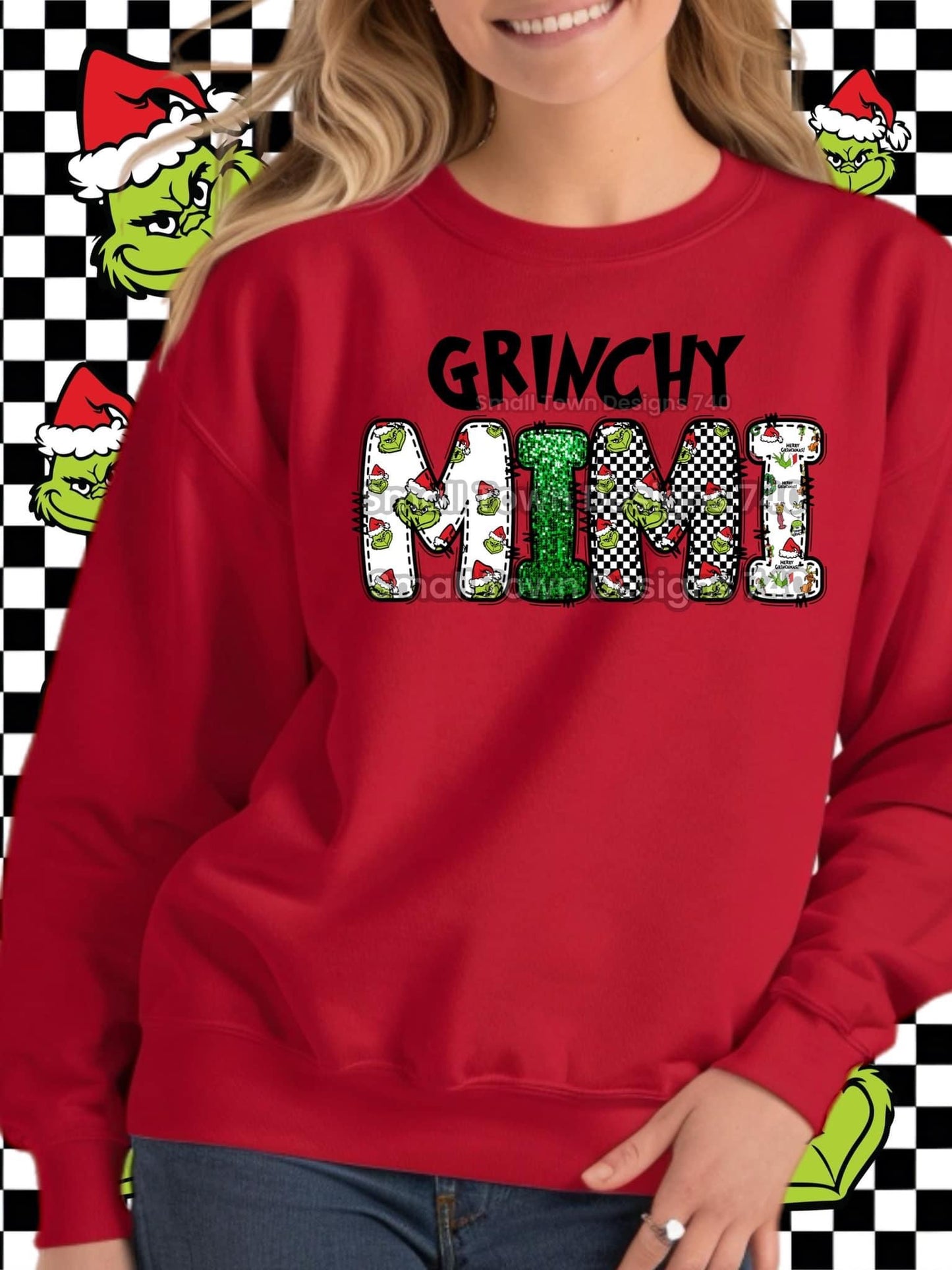 CHRISTMAS MAMA SUBLIMATION TRANSFER SWEATER NOT INCLUDED