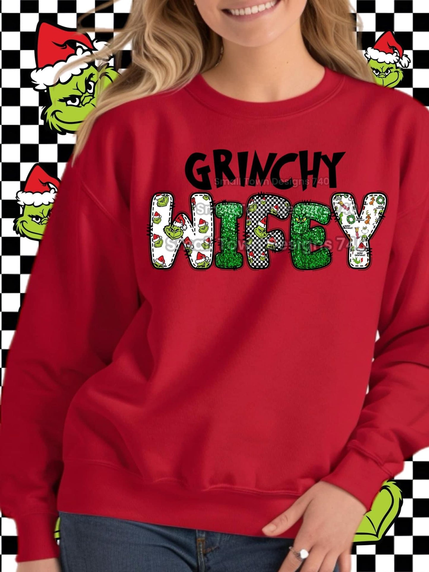 CHRISTMAS MAMA SUBLIMATION TRANSFER SWEATER NOT INCLUDED