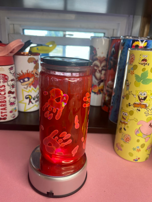 Bloody hand drip