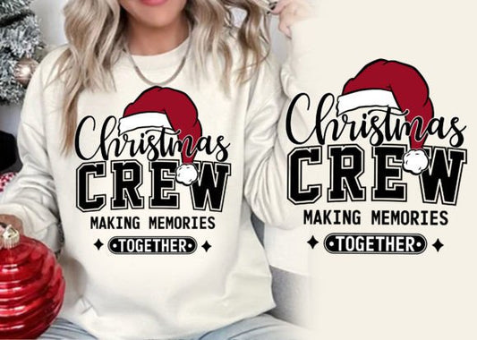 CHRISTMAS CREW SUBLIMATION TRANSFER