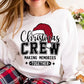 CHRISTMAS CREW SUBLIMATION TRANSFER