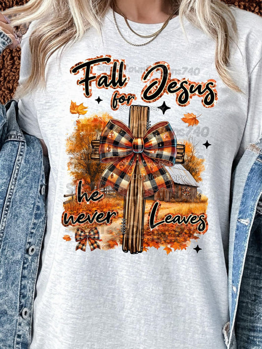 PRE-ORDER  FALL FOR JESUS SCREEN PRINT