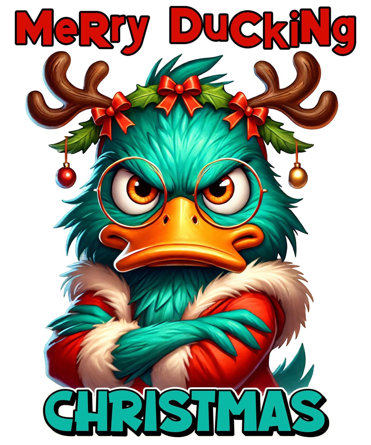 CHRISTMAS DUCKIES SUBLIMATION TRANSFERS