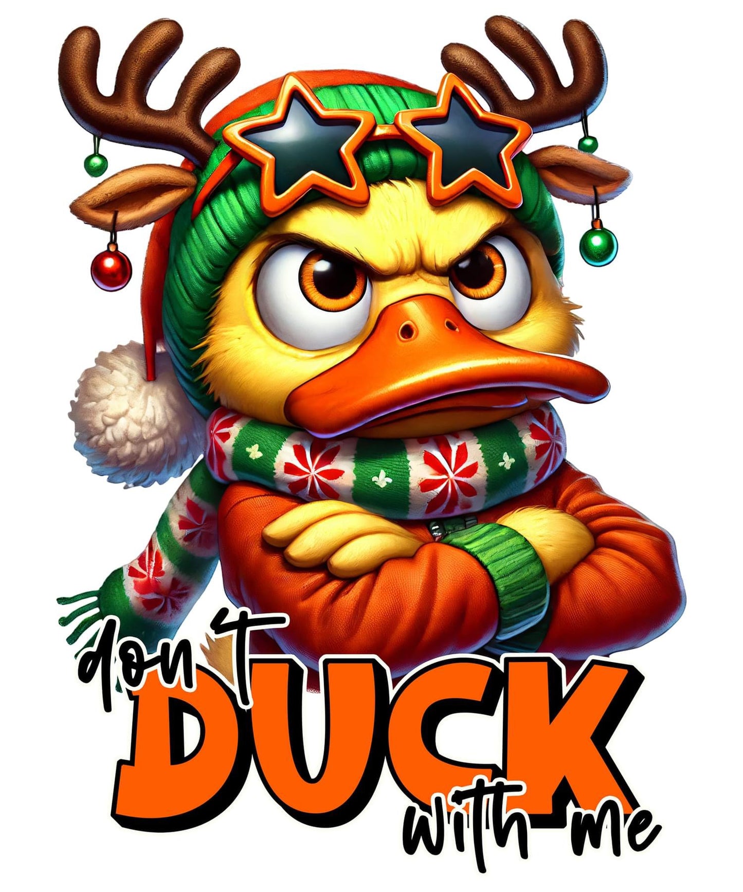 CHRISTMAS DUCKIES SUBLIMATION TRANSFERS