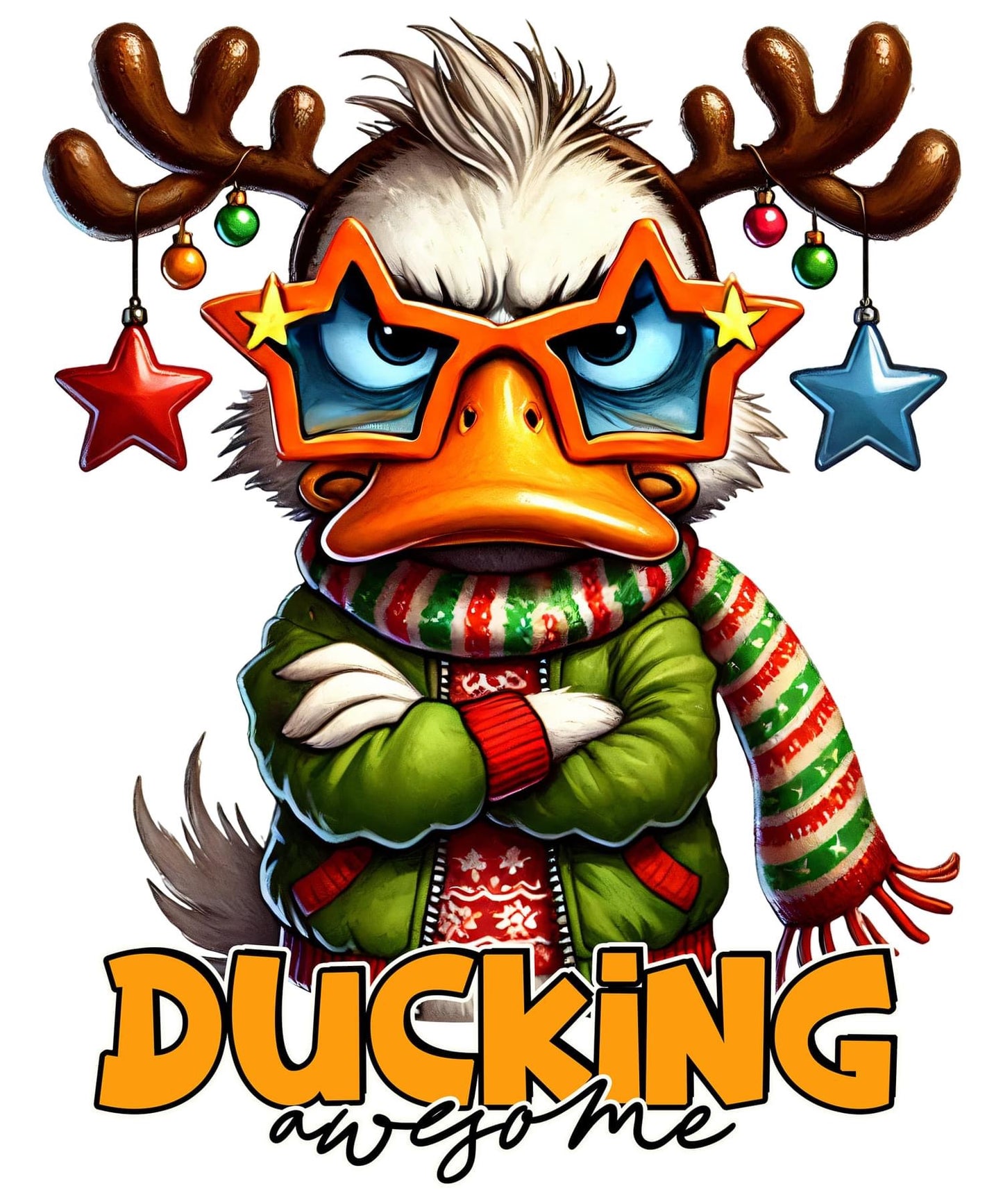 CHRISTMAS DUCKIES SUBLIMATION TRANSFERS