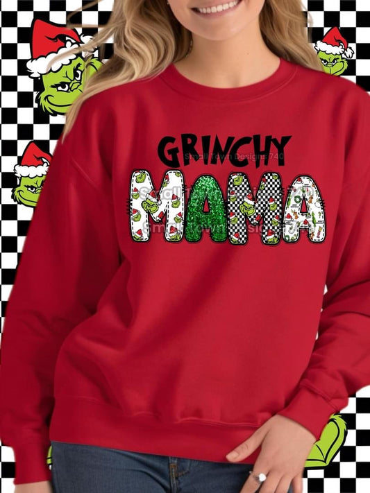 CHRISTMAS MAMA SUBLIMATION TRANSFER SWEATER NOT INCLUDED