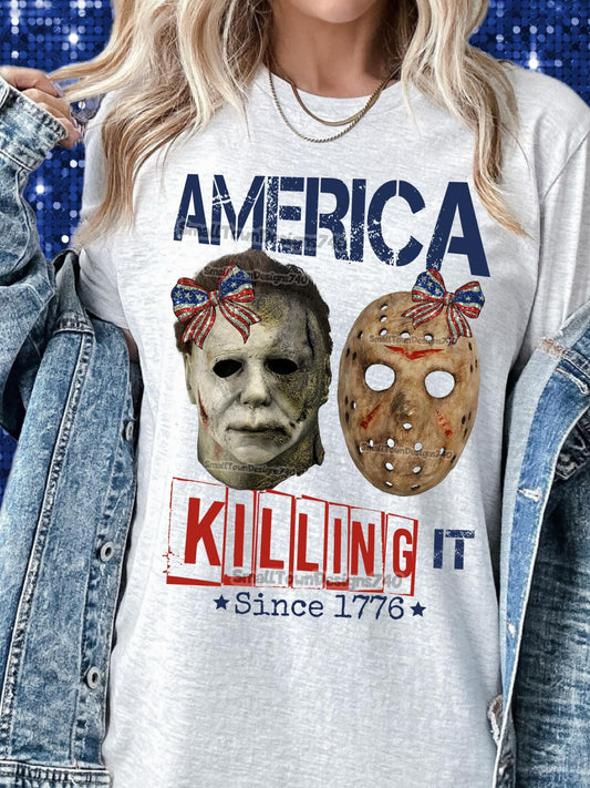 AMERICA KILLING IT  SUBLIMATION