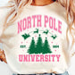 NORTH POLE UNIVERSITY 2 PRINTS SUBLIMATION TRANSFER