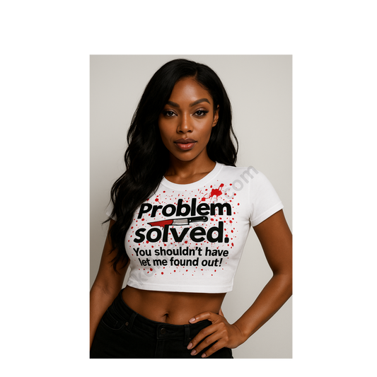 Blood Splatter Crop Top Tee – Savage Edition
